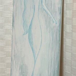 Mermaid Silhouette Canvas Art